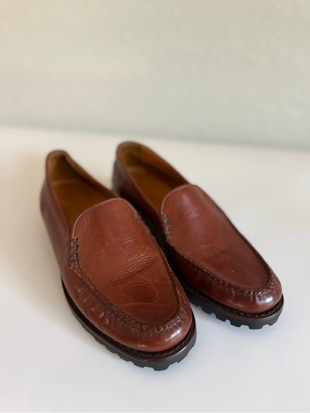 Cole Haan polished leather